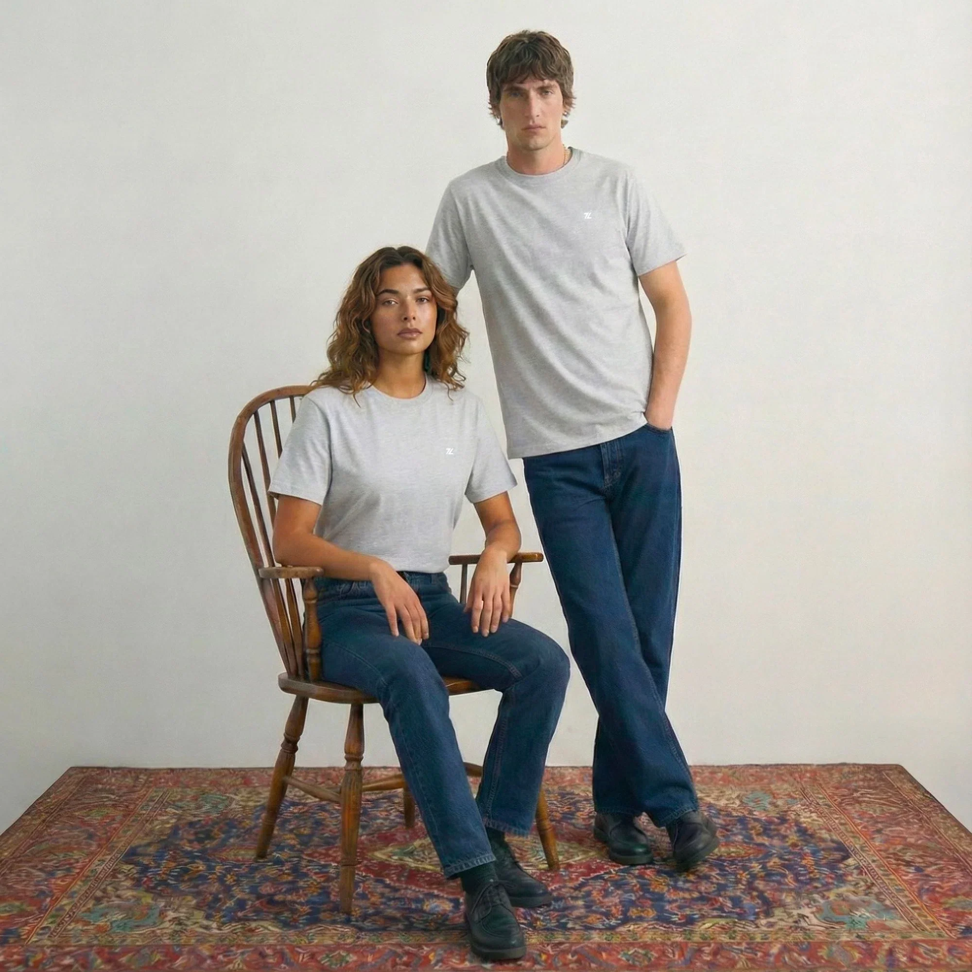 T-Shirt Gris - Mixte - Image 6