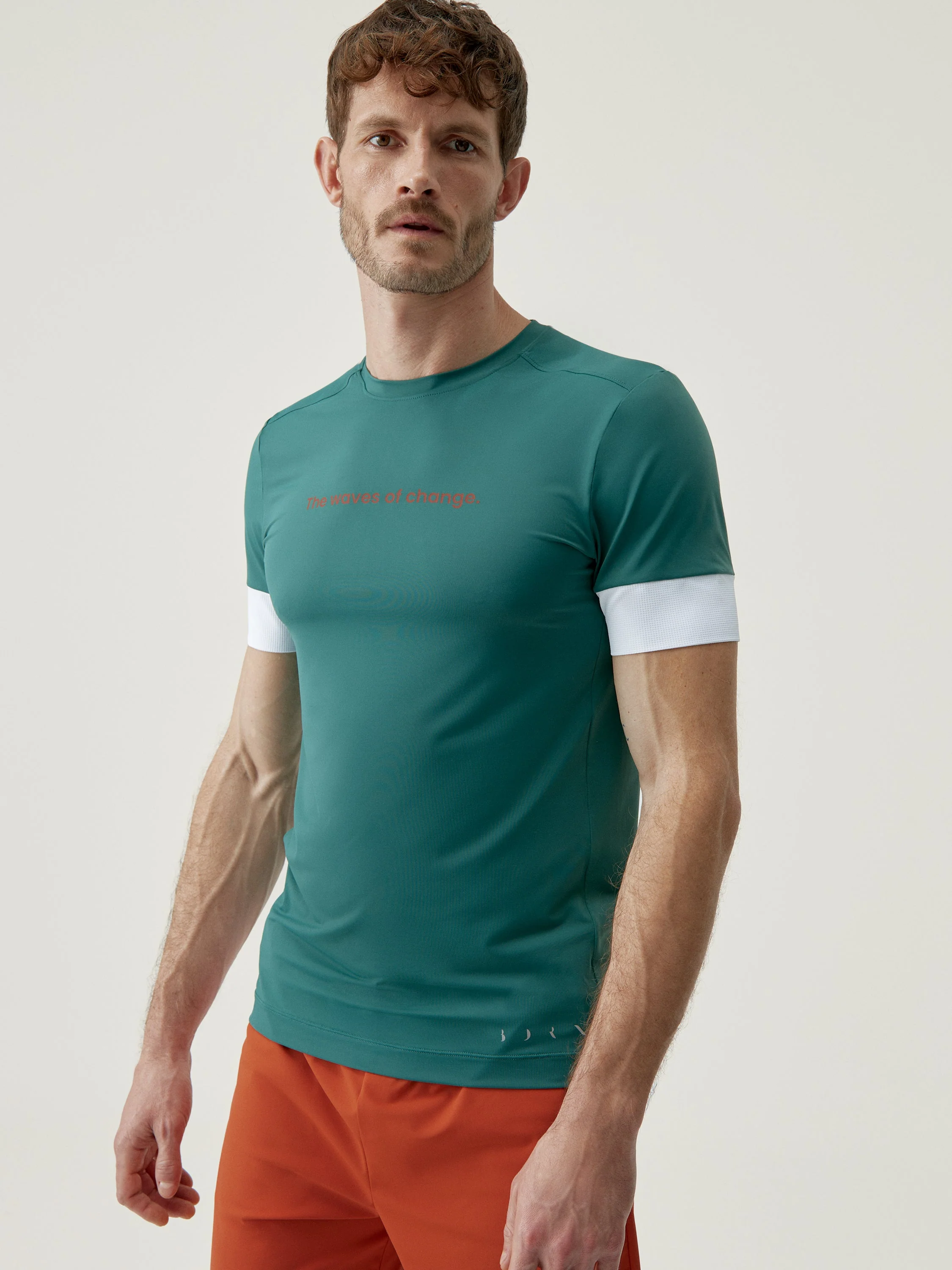 T-Shirt Odet - Basilic Vert/Blanc - Homme