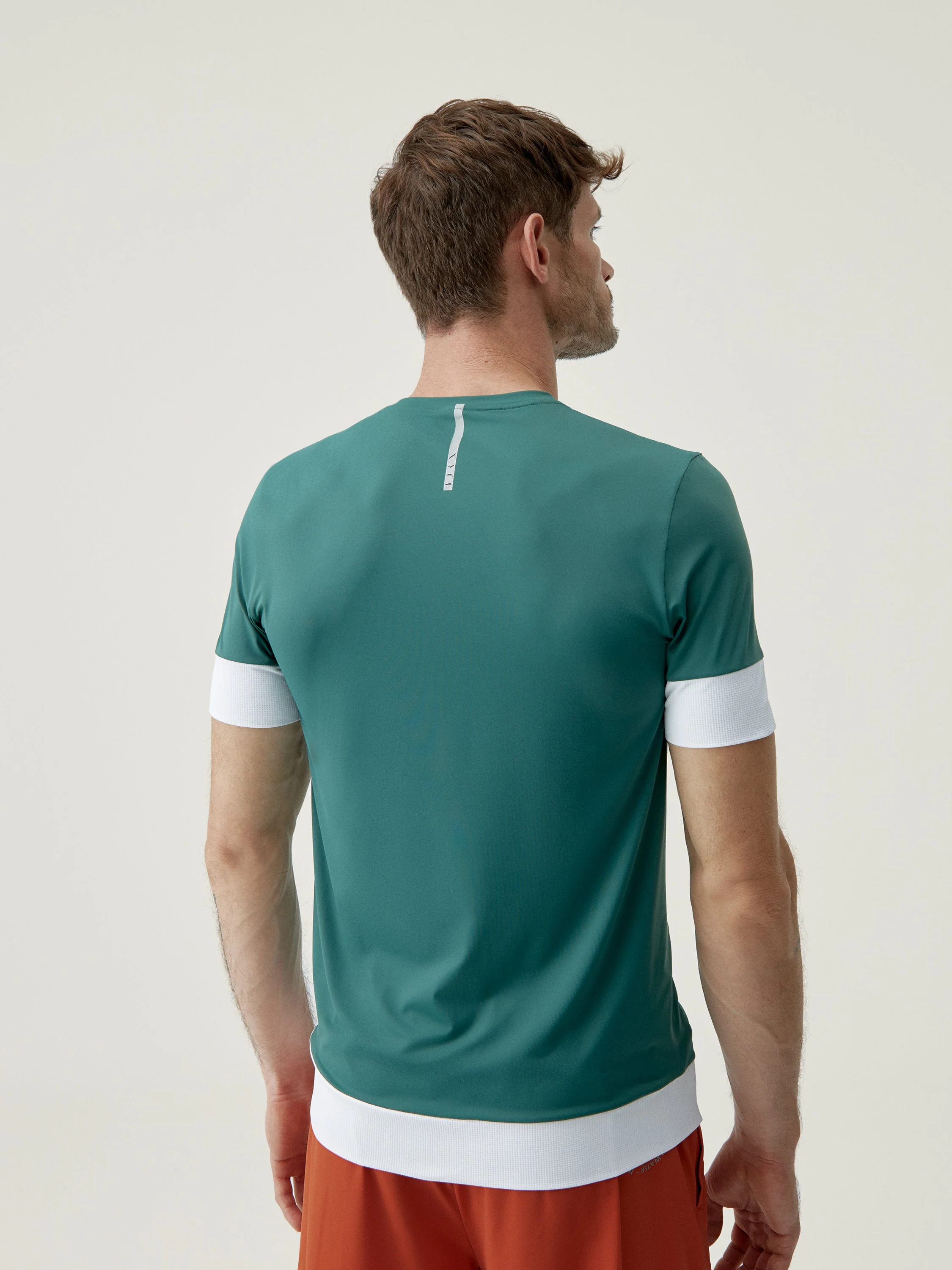 T-Shirt Odet - Basilic Vert/Blanc - Homme - Image 3