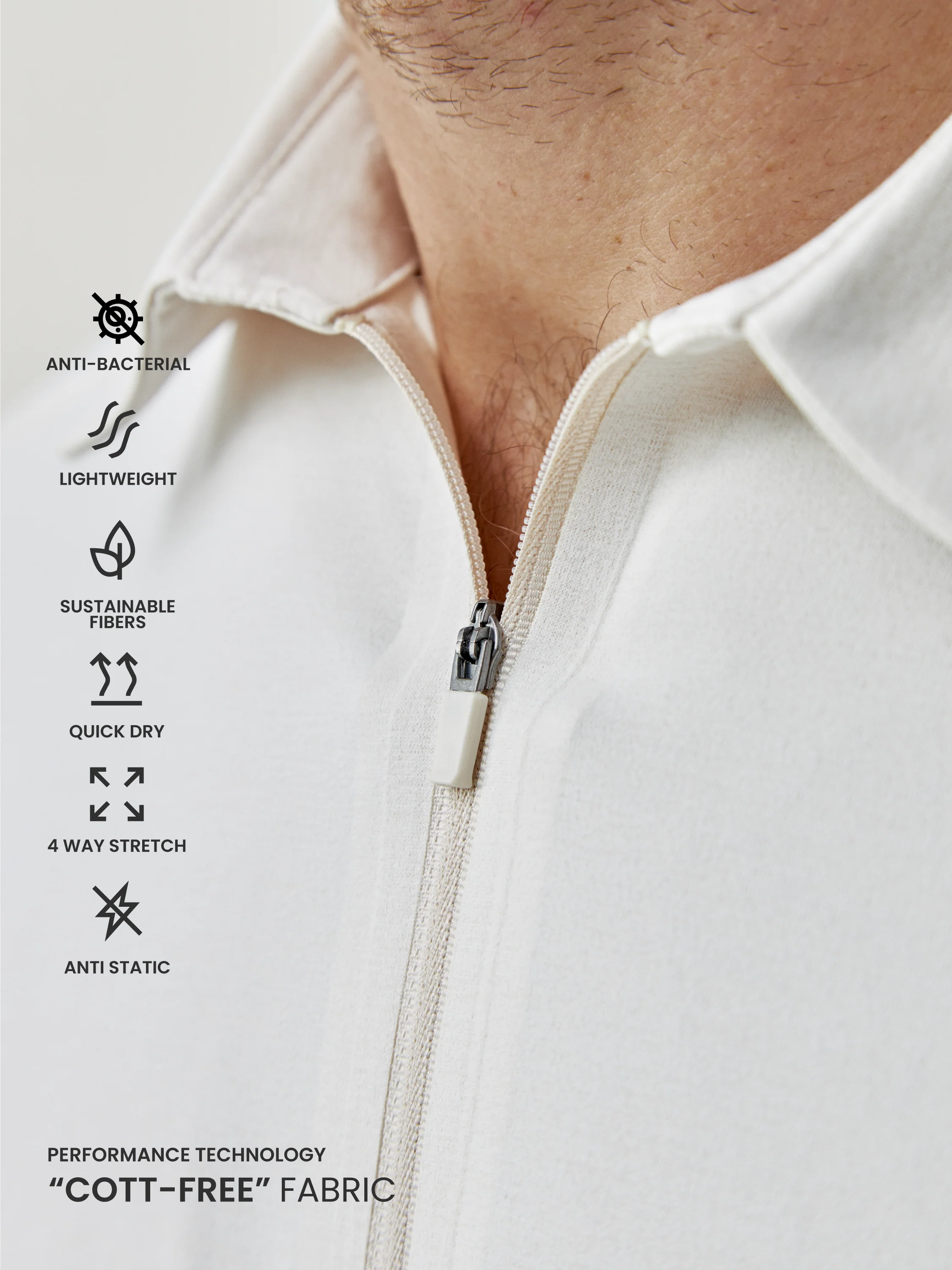 T-Shirt Kariba - Craie Blanche - Homme - Image 5