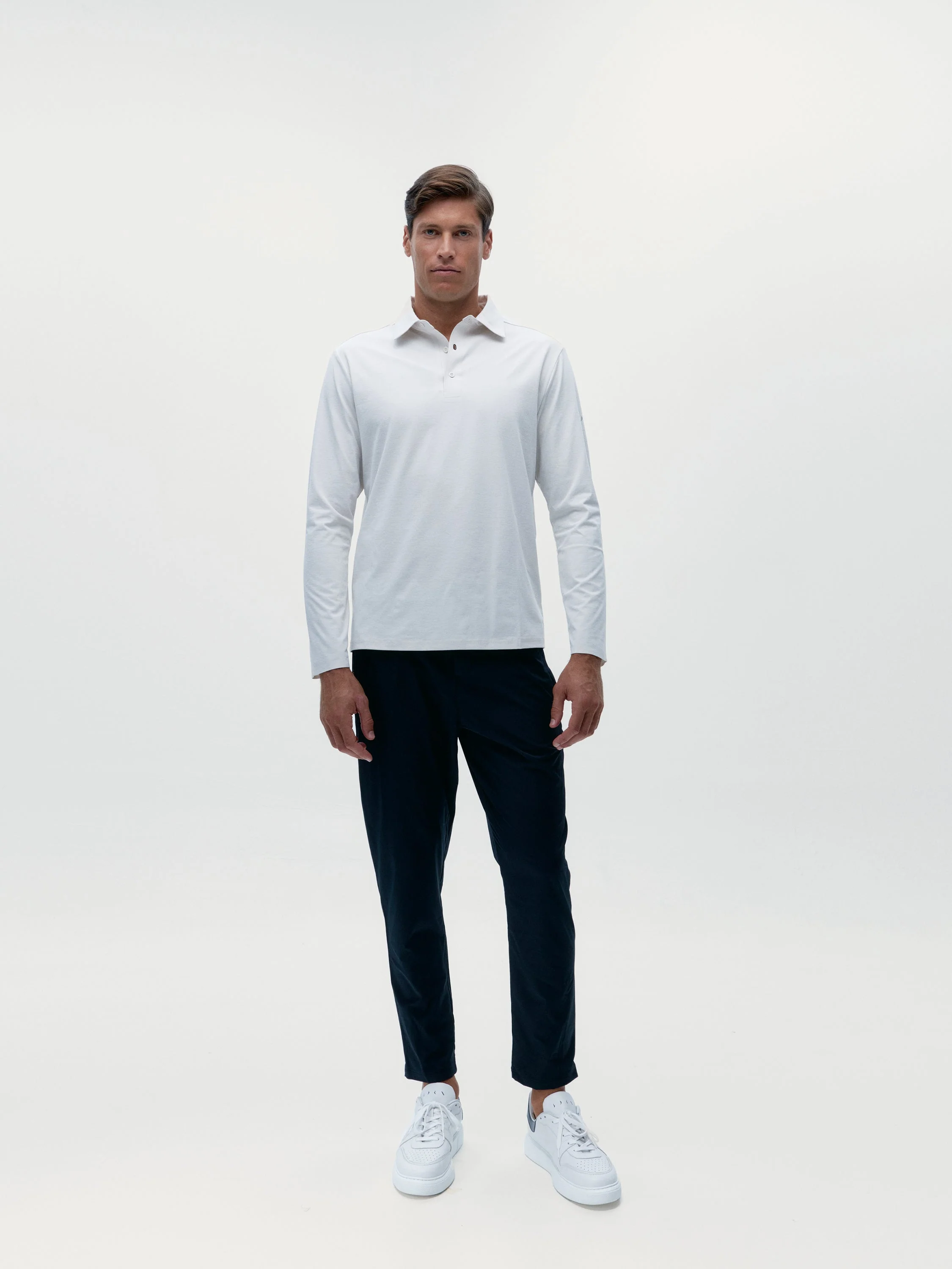 T-Shirt-Polo-Maroni-White-Chalk - Homme - Image 6