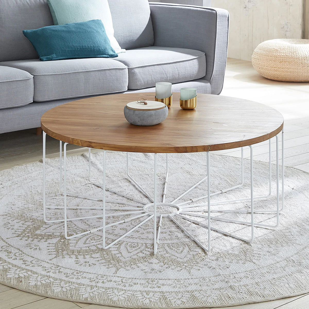 Table Basse Hugo - Teck - Naturel - Image 3