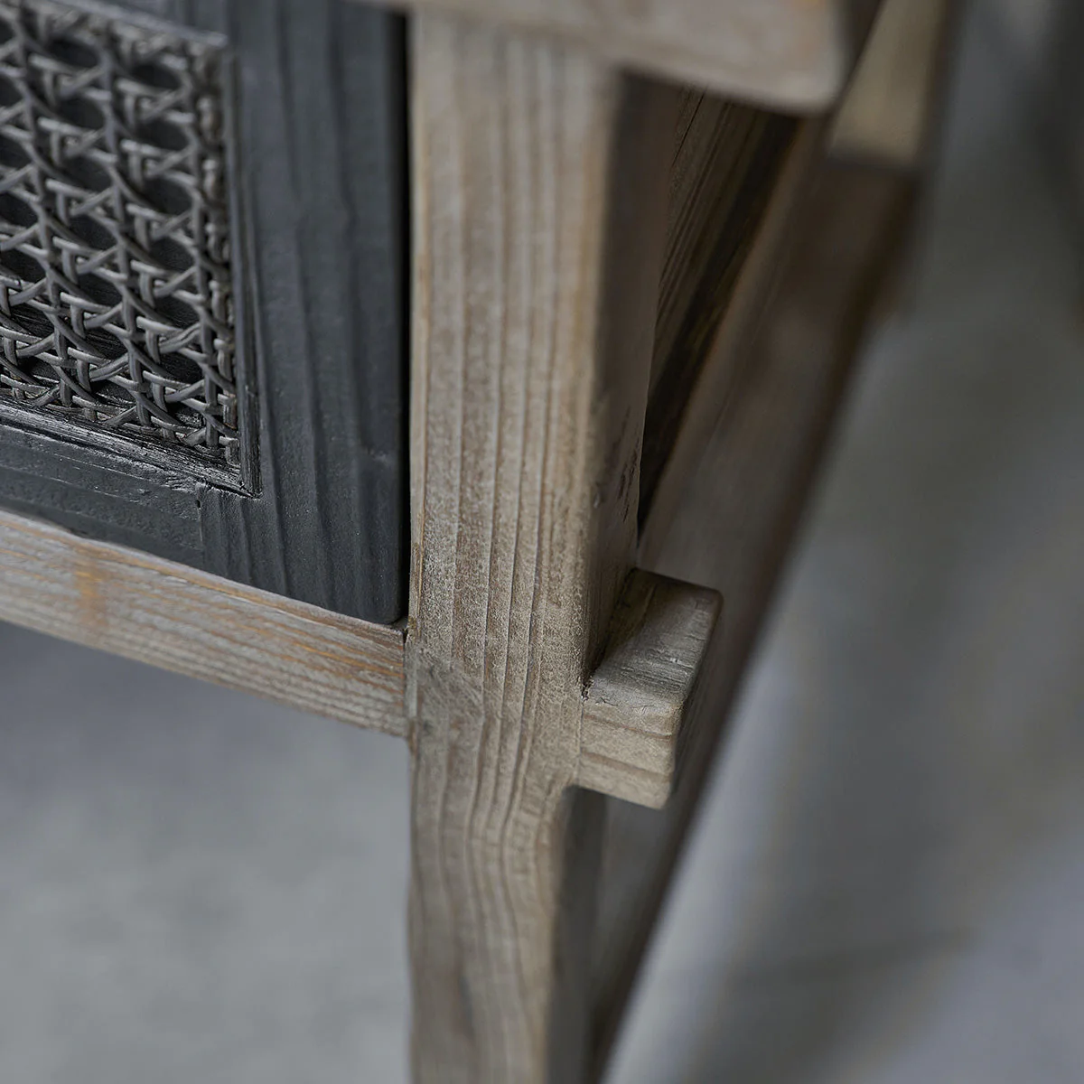 Table De Table De Chevet Junko - Pin Recyclé - Gris - Image 5