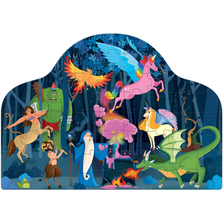 Livre Et Puzzle Fantasy - La Forêt Enchantée - Image 3