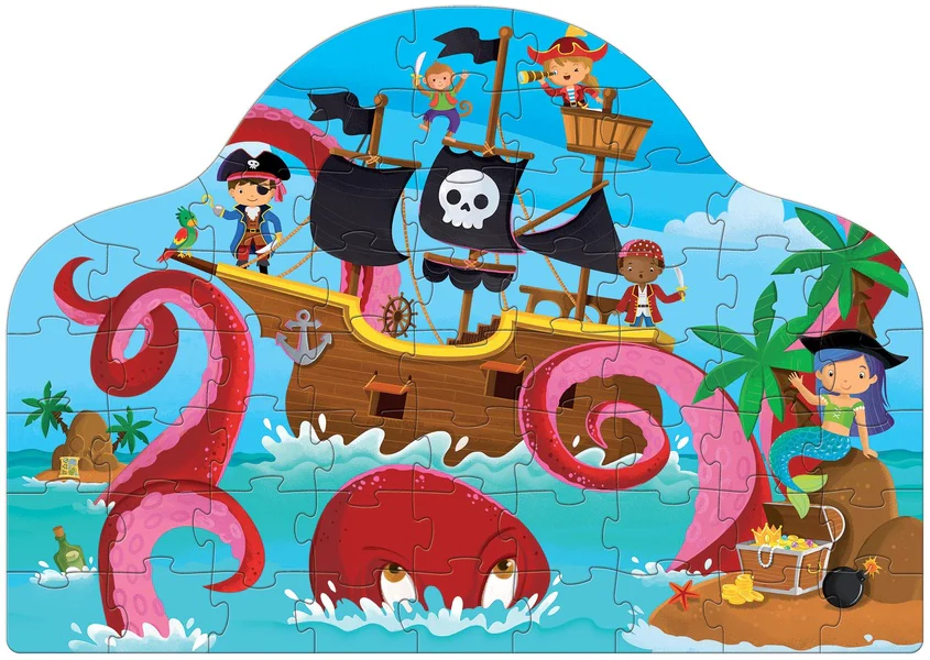 Livre Et Puzzle Fantasy - Pirates Et Krakens - Image 2