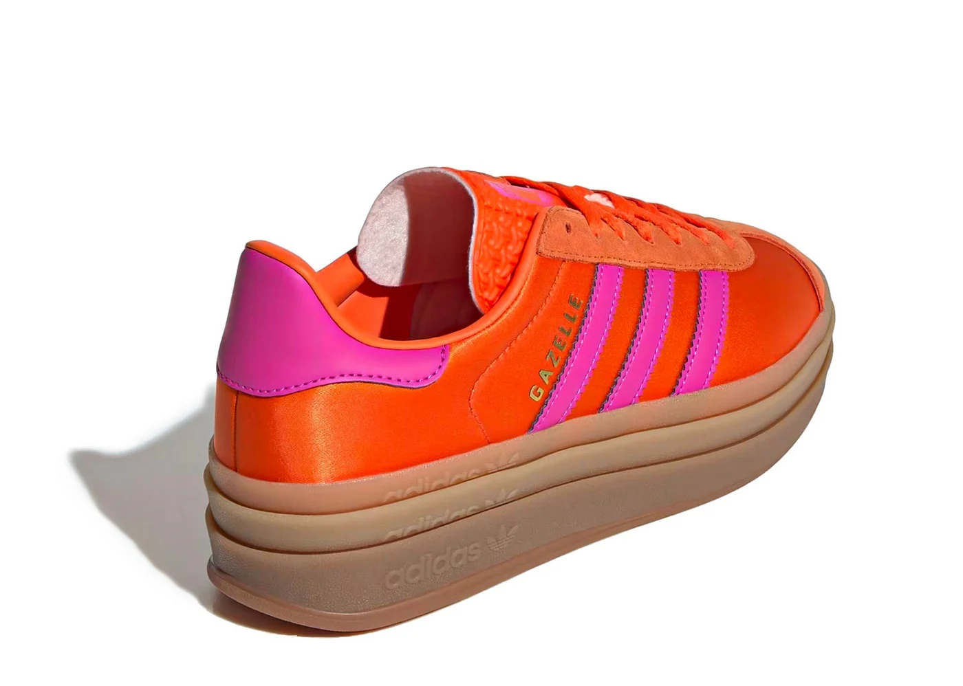 Baskets Gazelle Bold Orange Semi Lucid Fuchsia (W) - Orange - Image 3
