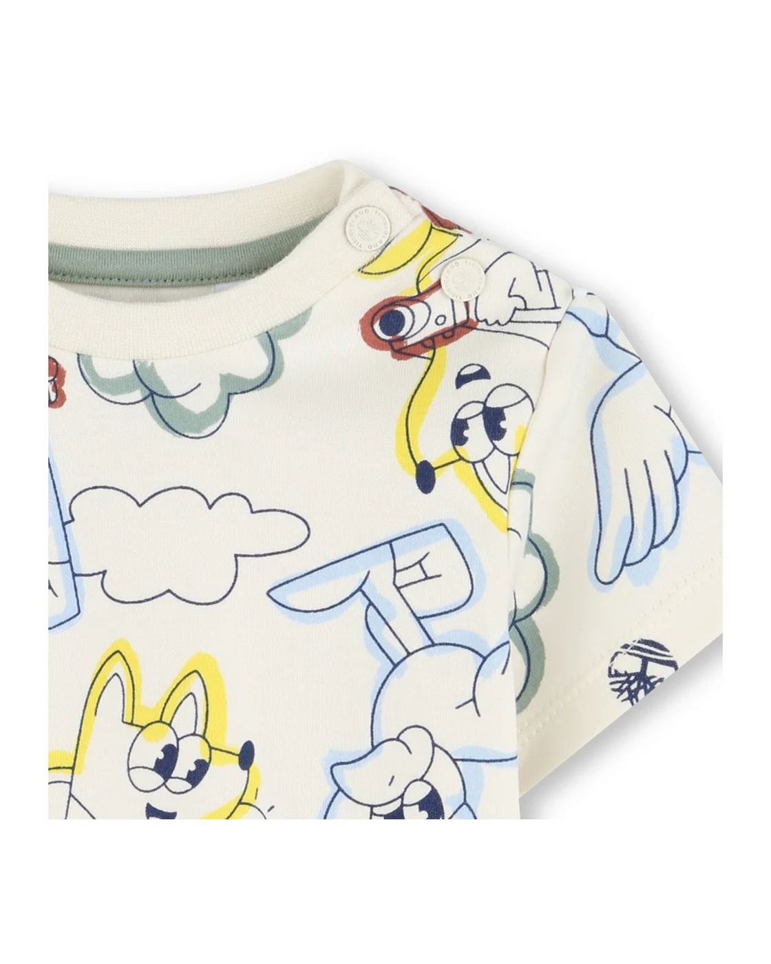 T-Shirt Manches Courtes - Bebe Couche Garçon - Image 3