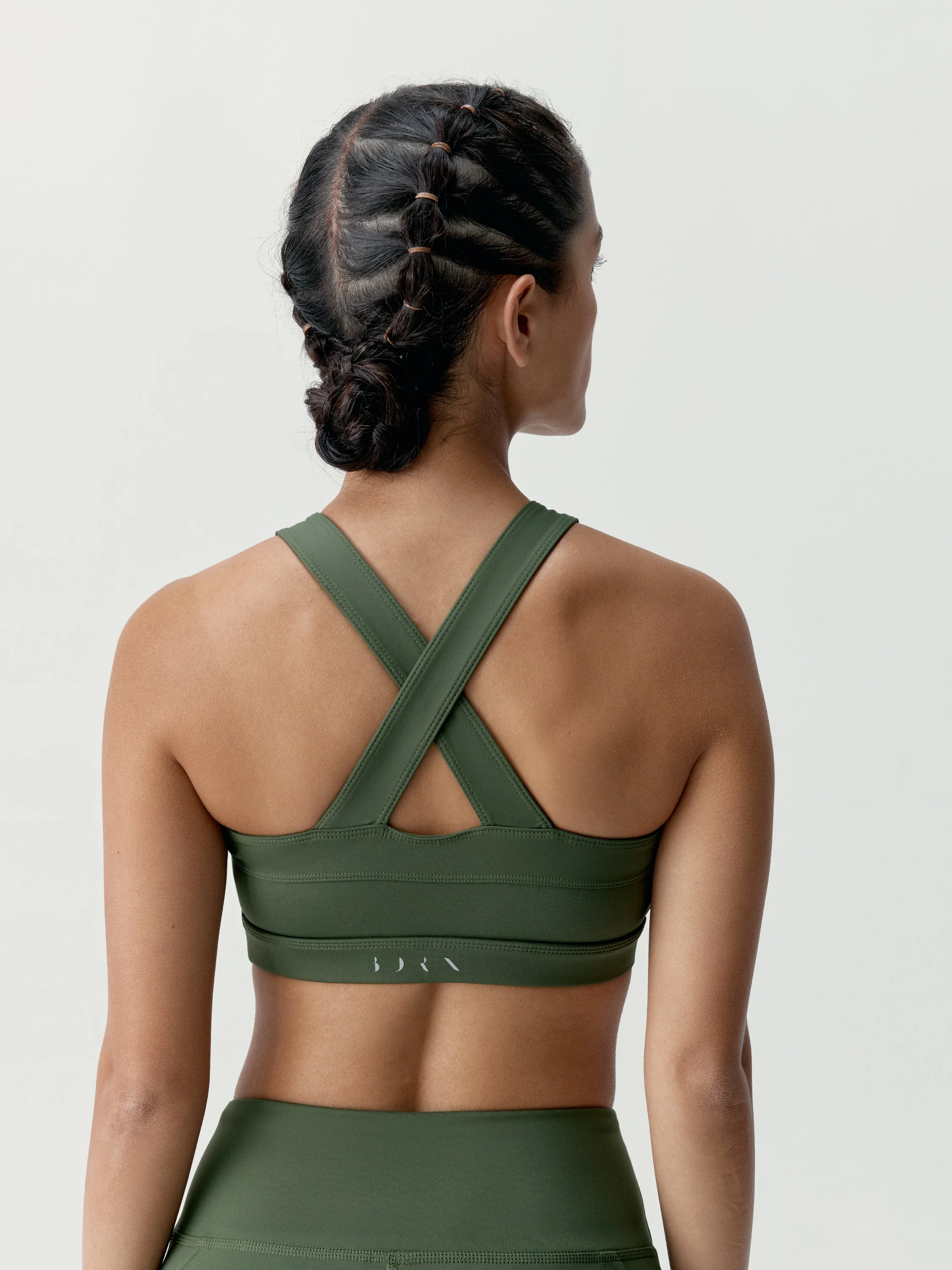 Top Umay - Olive Foncé - Femme