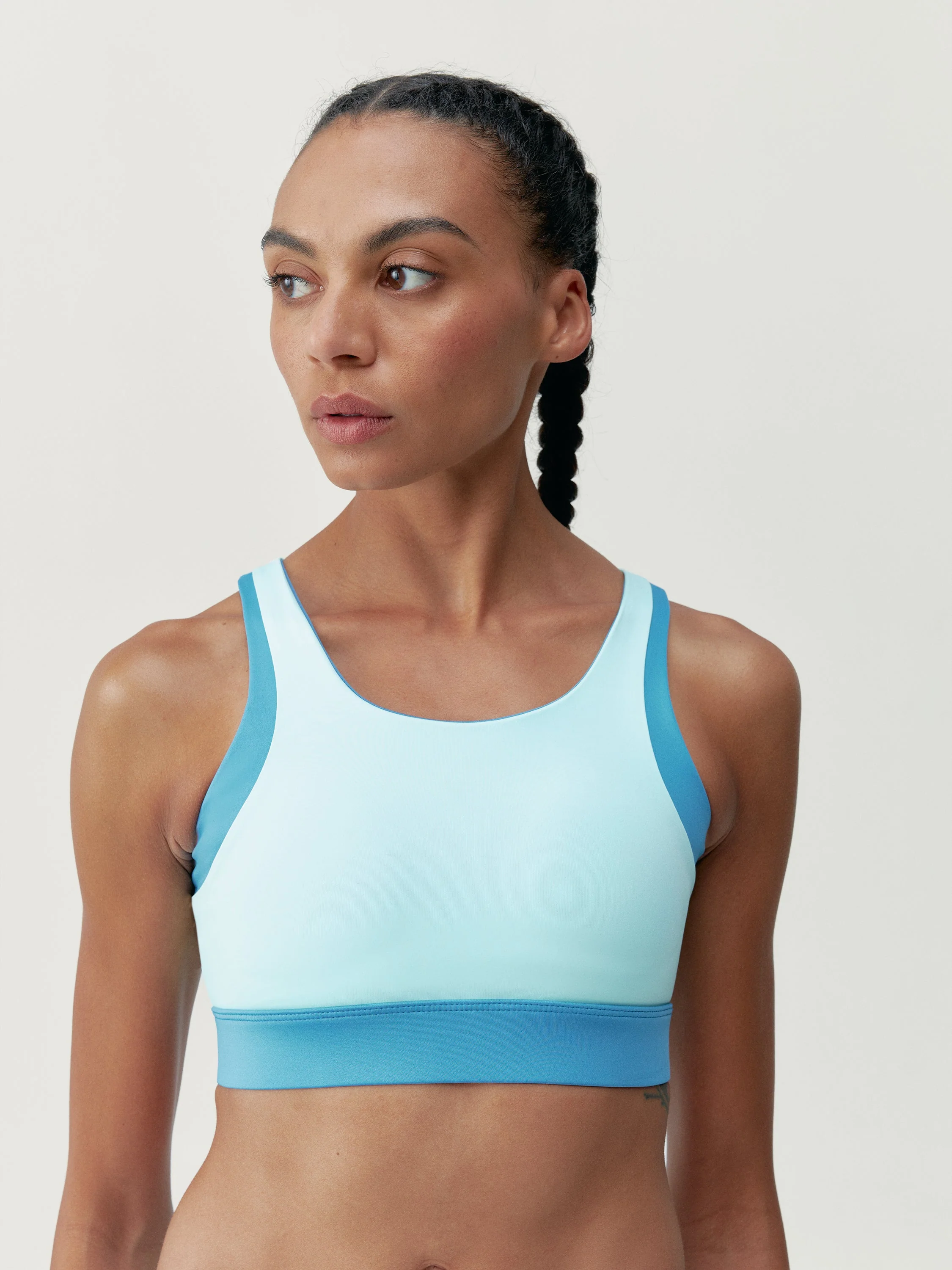 Top Xenia - Vague/Bleu Céladon - Femme