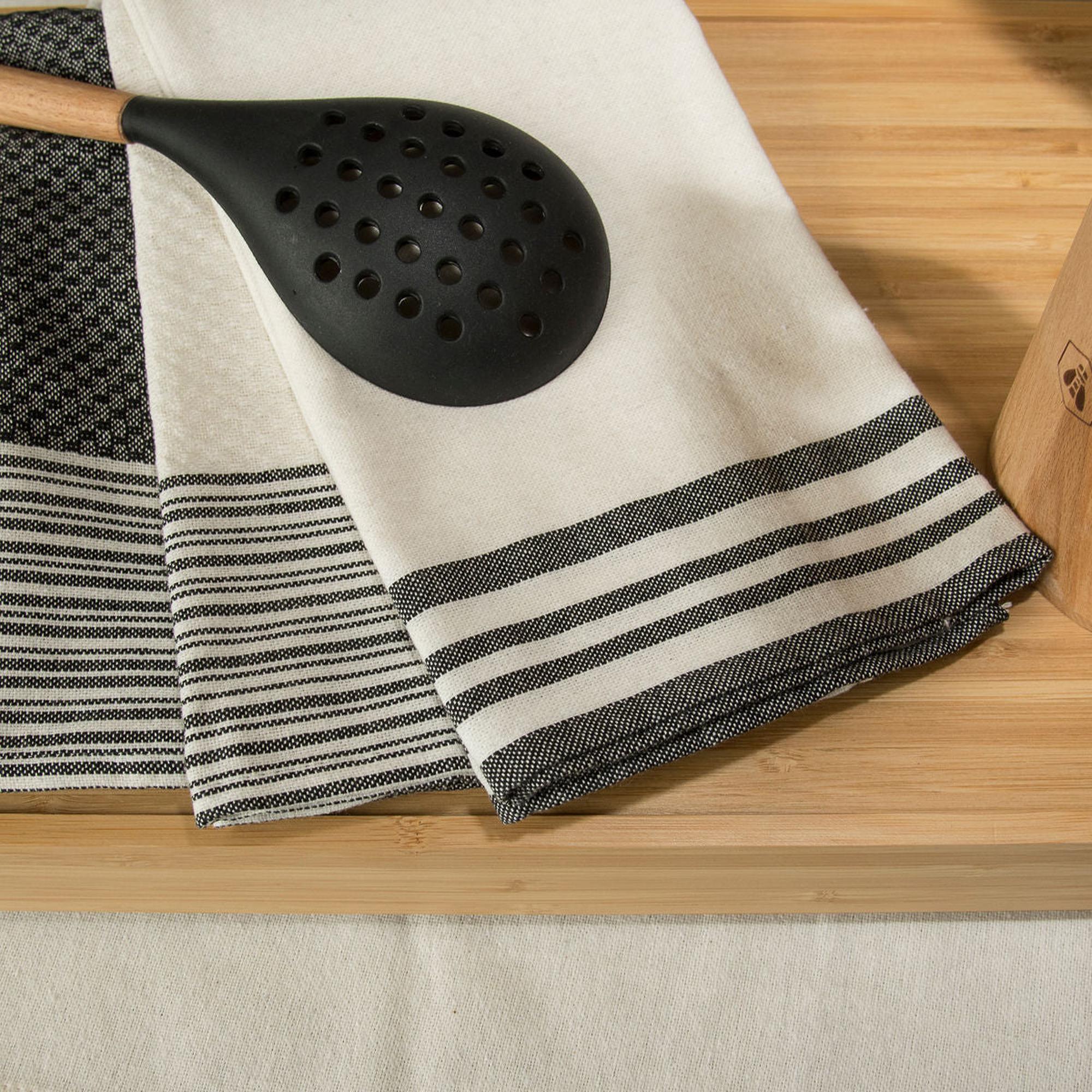 Torchon (X3) Mahdia - Noir - Coton - Image 3
