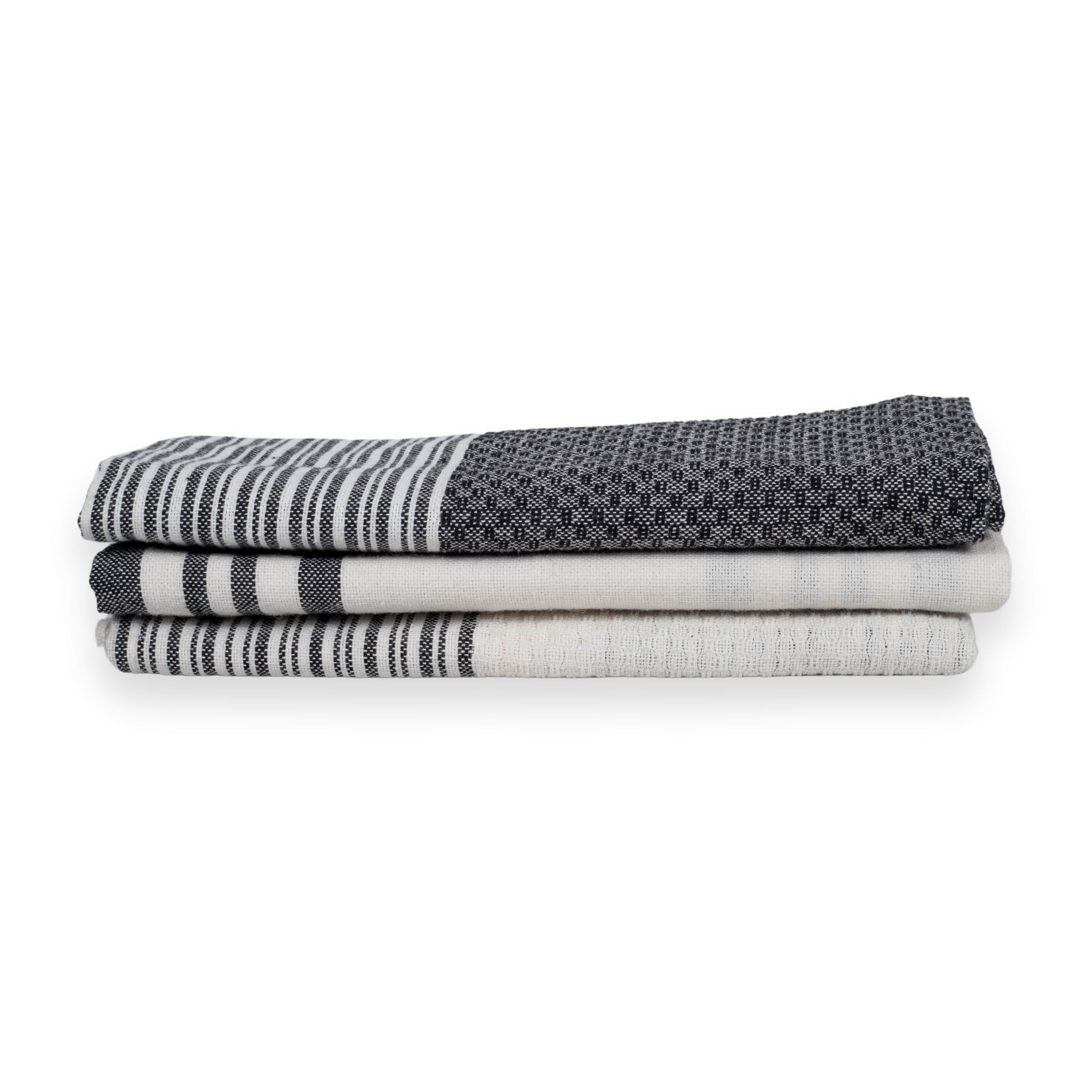 Torchon (X3) Mahdia - Noir - Coton - Image 6