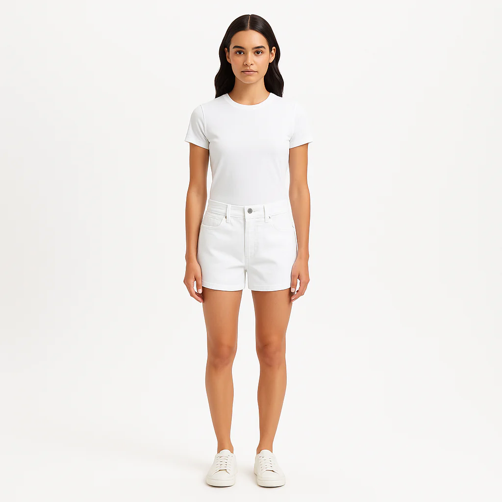 Short Triple Binding - Blanc