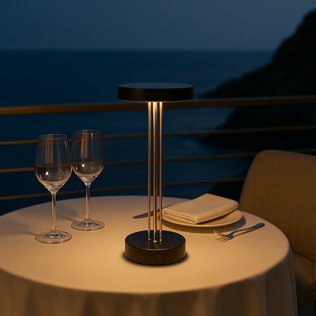 Lampe De Table Sans Fil - Trizio Black