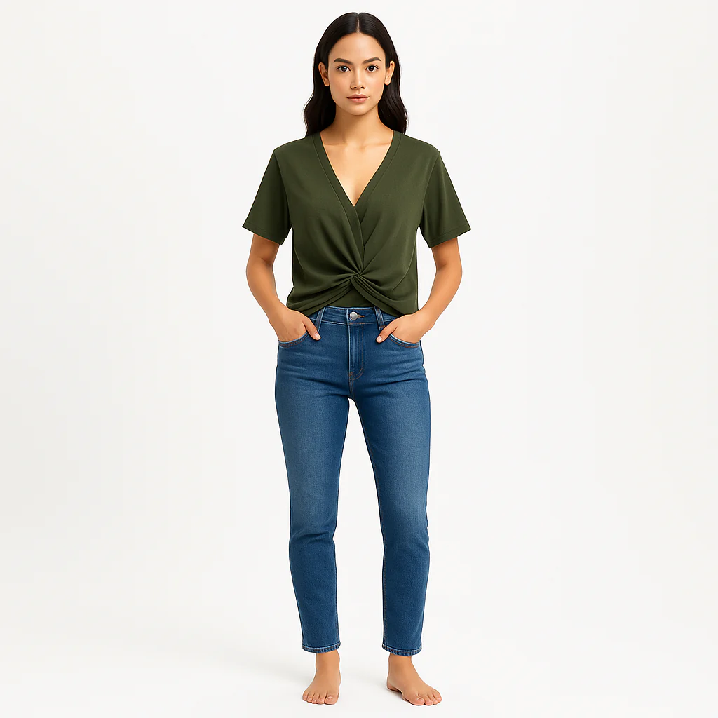 T-Shirt Twisted Ss - Fatigue