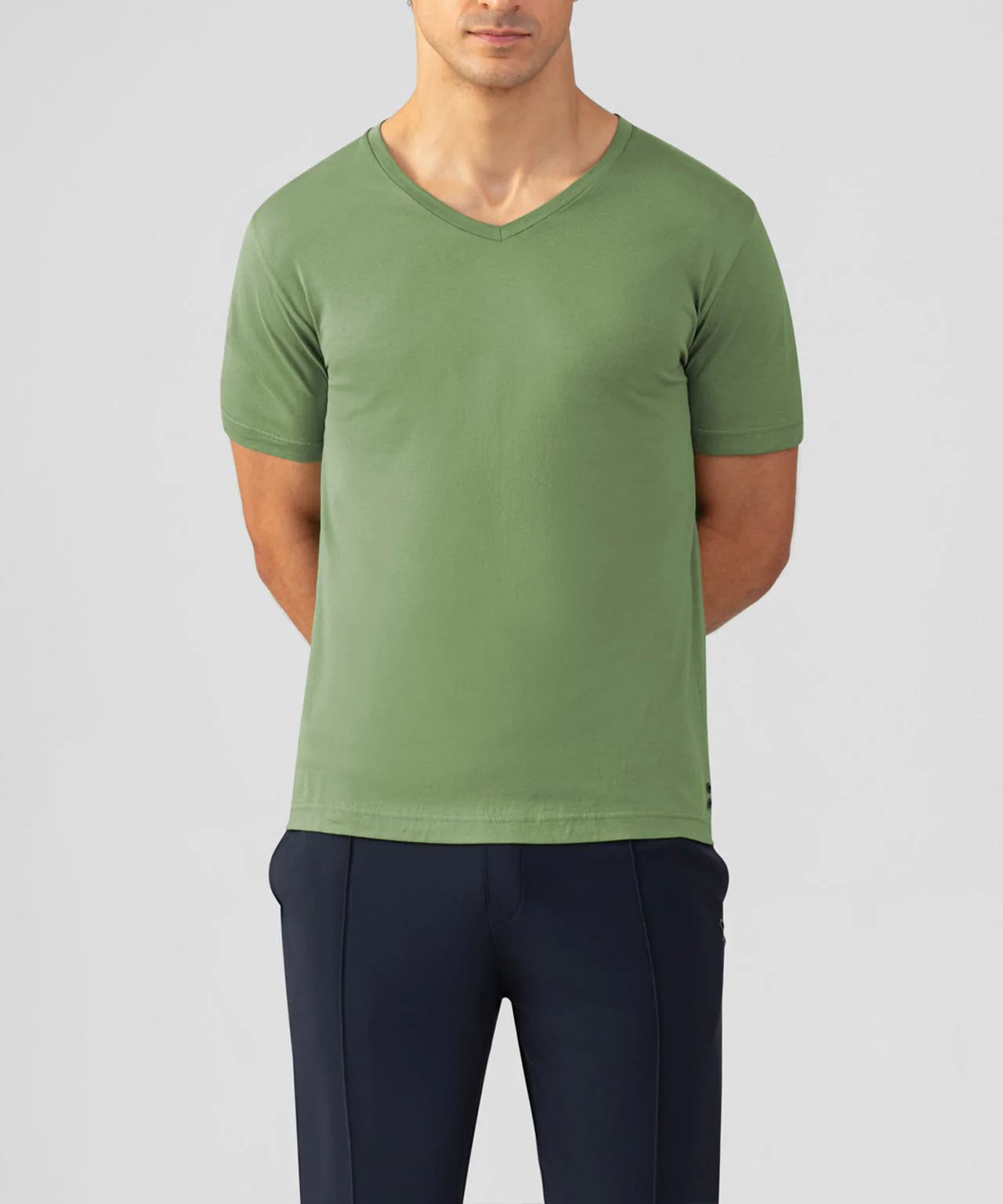 T-Shirt V Neck Eyelet Edition - Cactus