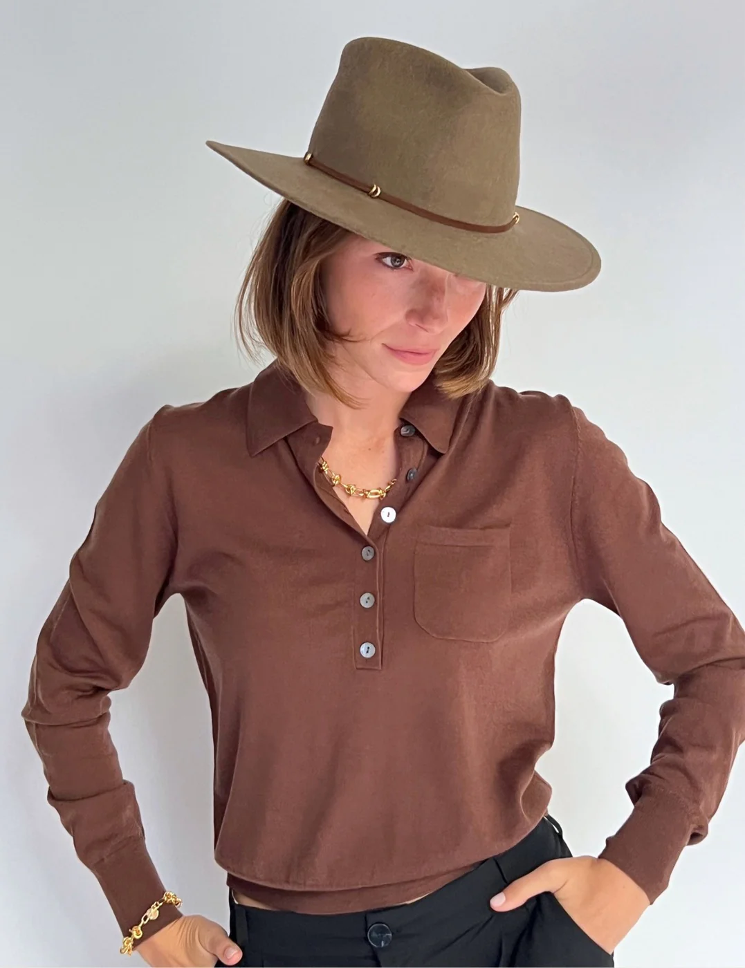 Chapeau Feutre Agatha - Sand