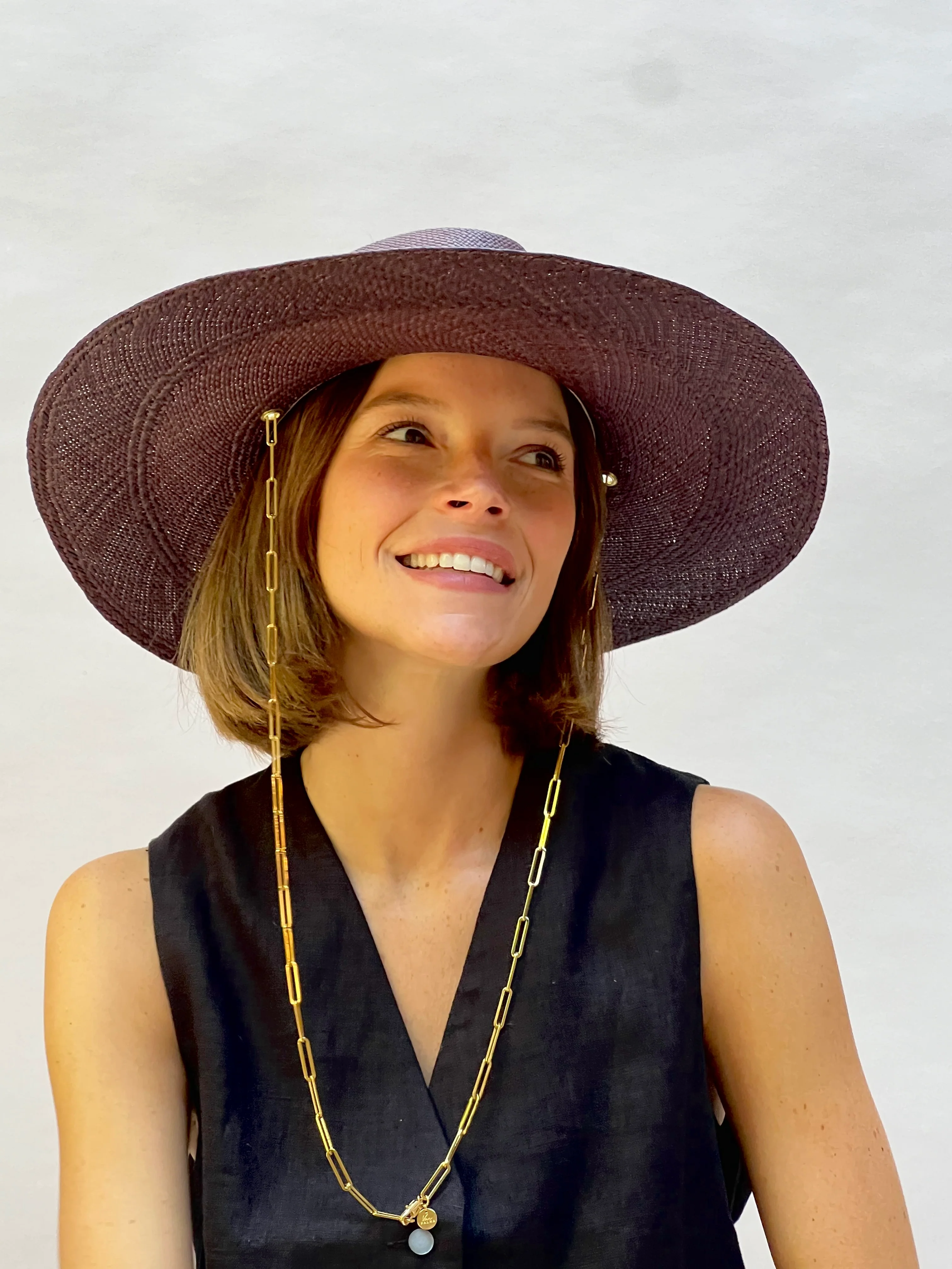 Chapeau Paille Livy Jr - Chocolat Black - Image 2
