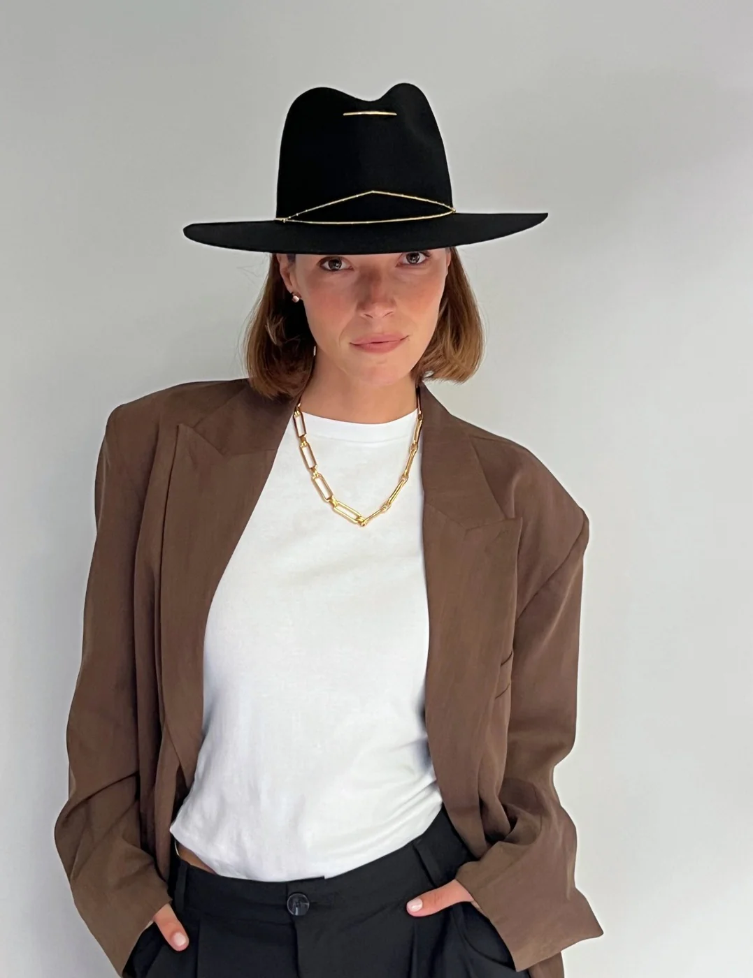 Chapeau Feutre Lea - Black - Image 2