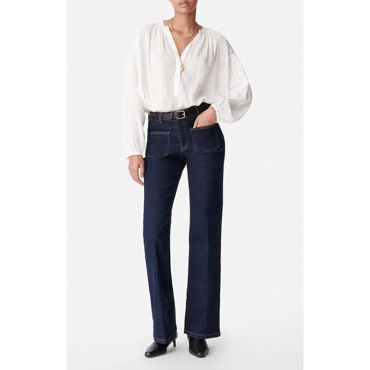 Blouse Nipoa - Blanc - Image 4