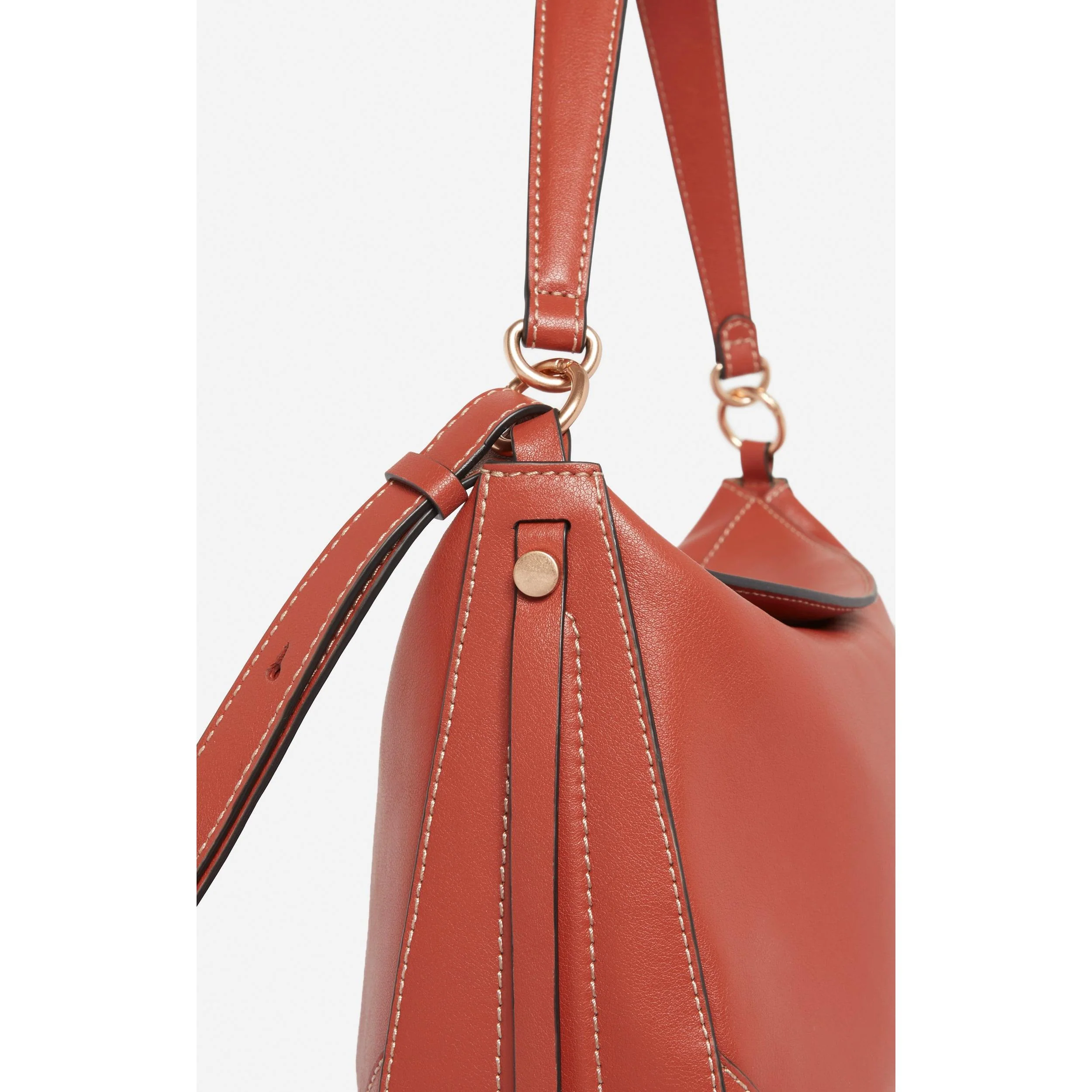Grand Sac Daily En Cuir - Rouille - Image 4
