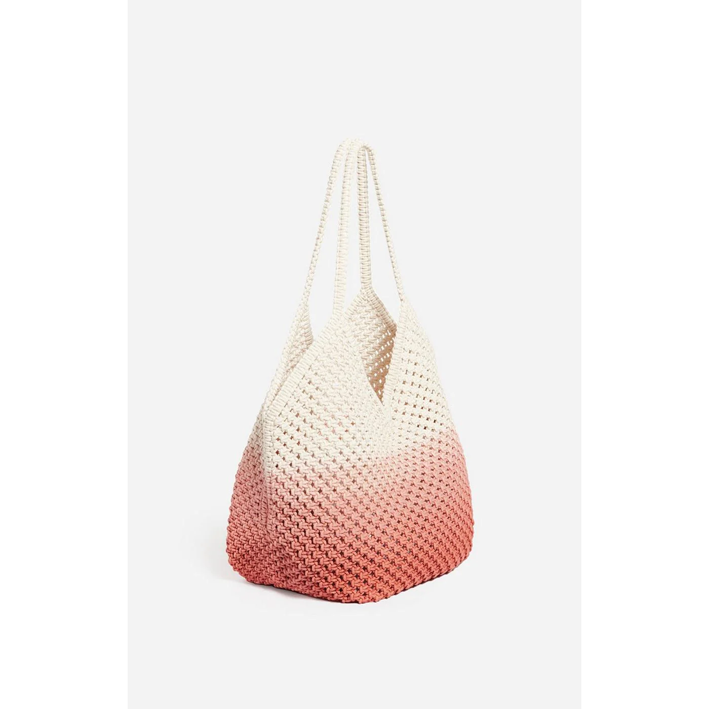 Panier En Coton - Blanc / Terracotta - Image 2
