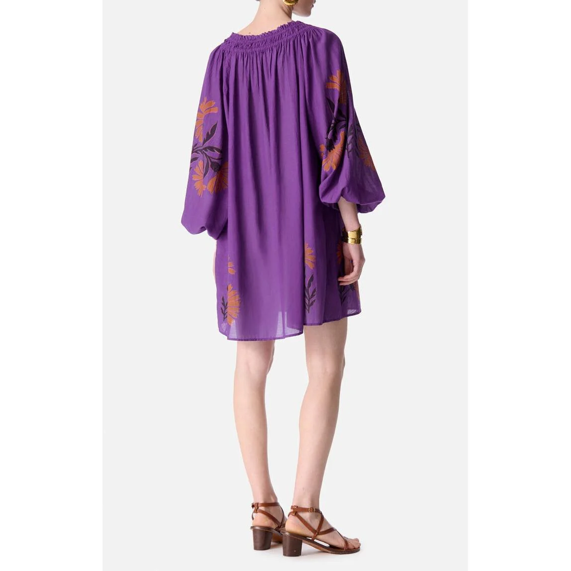 Robe Courte Emel - Violet - Image 5