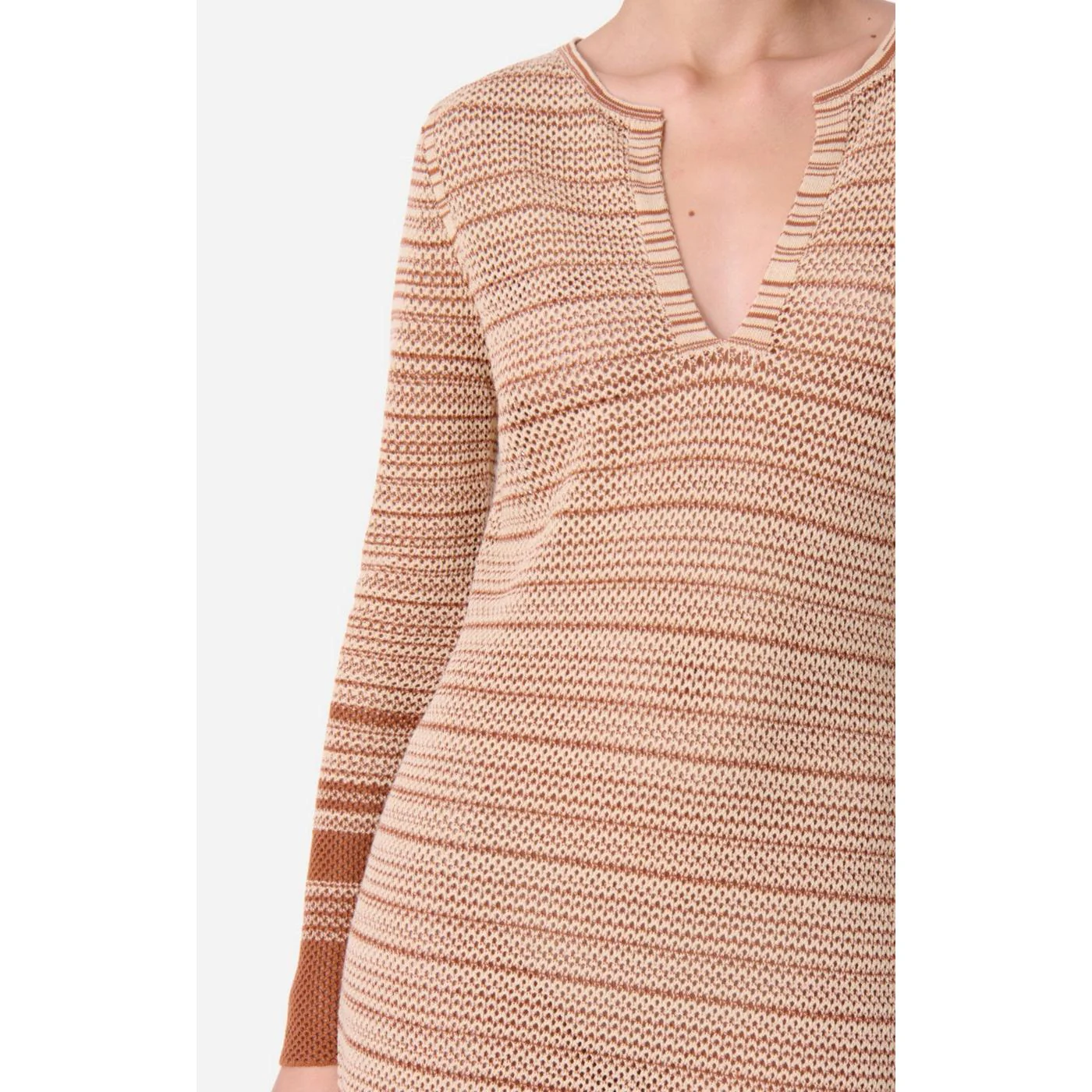 Robe Longue Elly - Biscuit - Image 4