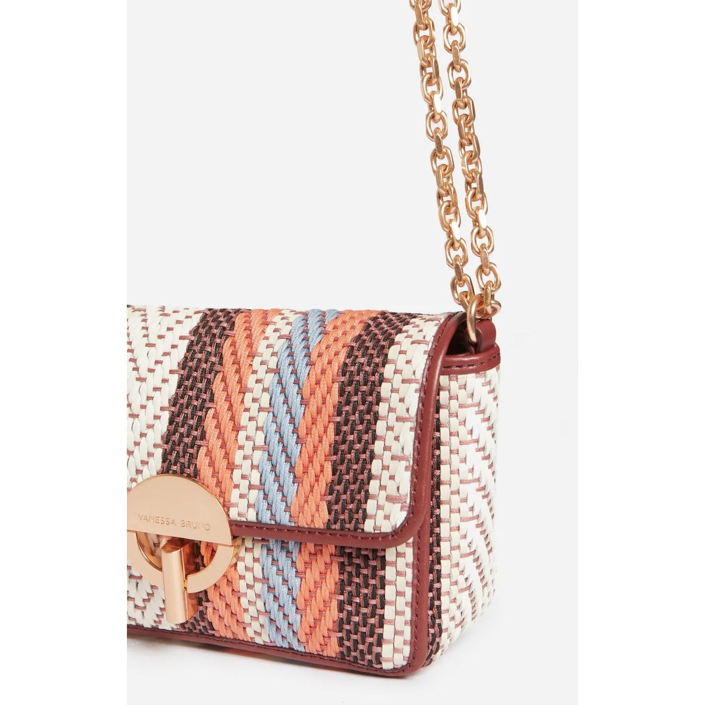 Petit Sac Moon En Cuir Tressé - Multicolore - Image 6