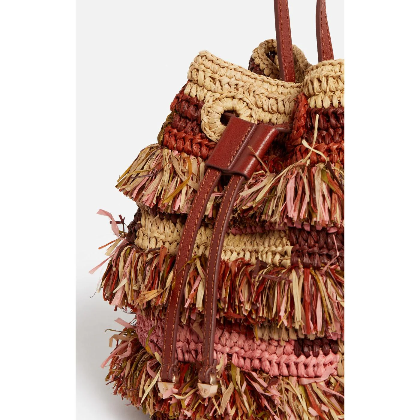 Sac Bourse En Raphia - Multico/Jaune - Image 4