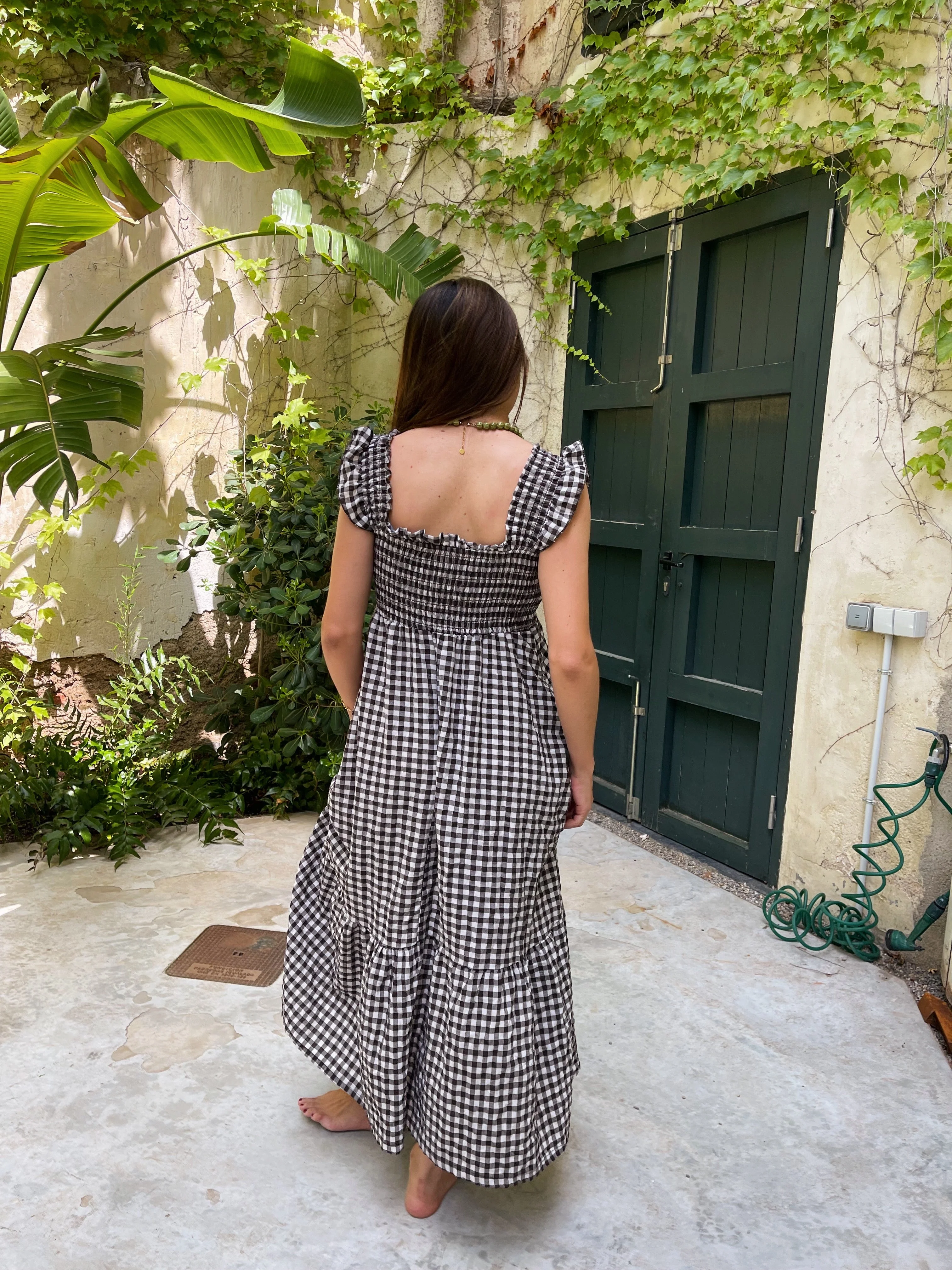 Robe Amaia Marron Vichy - Image 3
