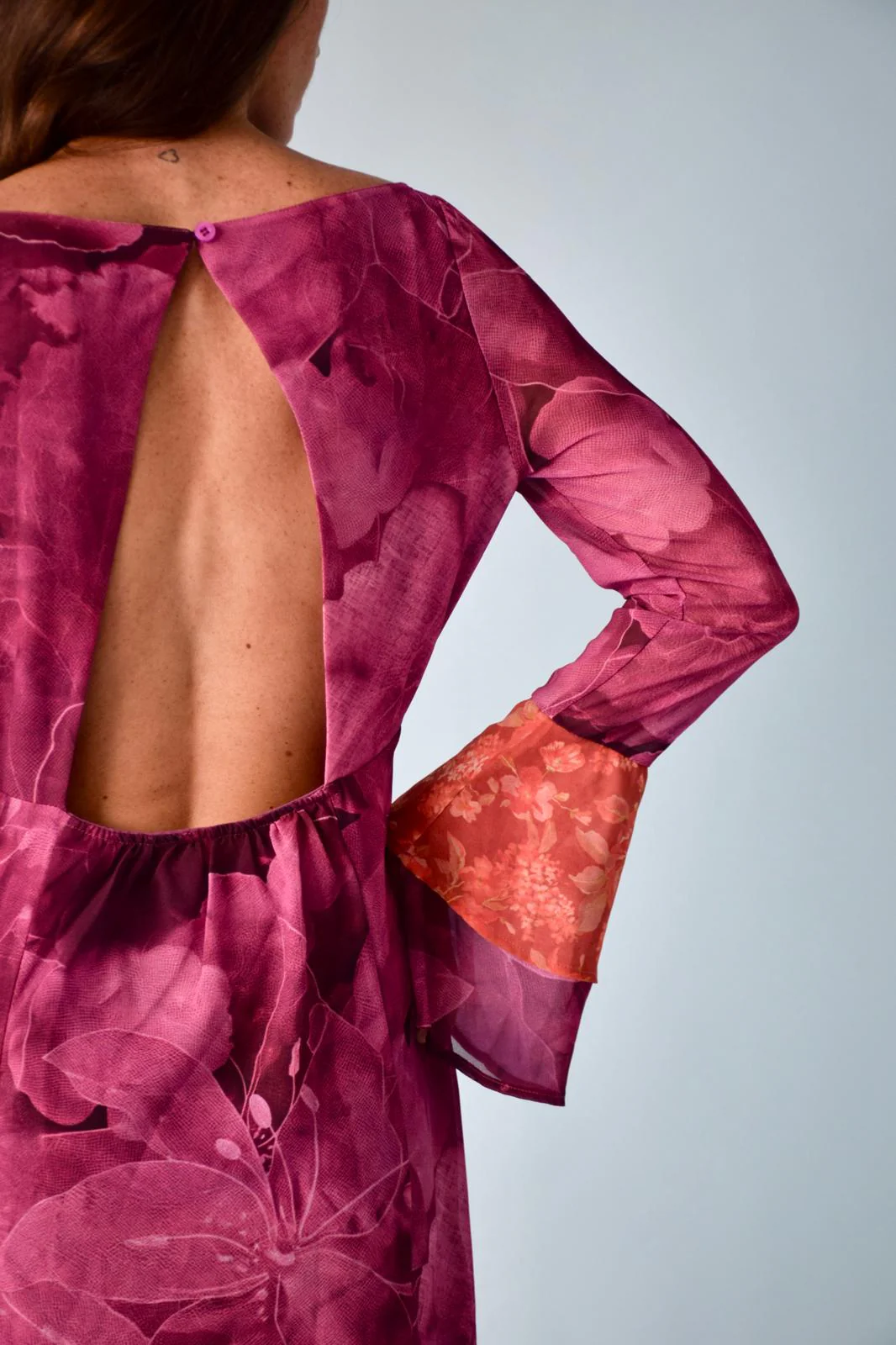 Robe Camila Burgundy - Image 3