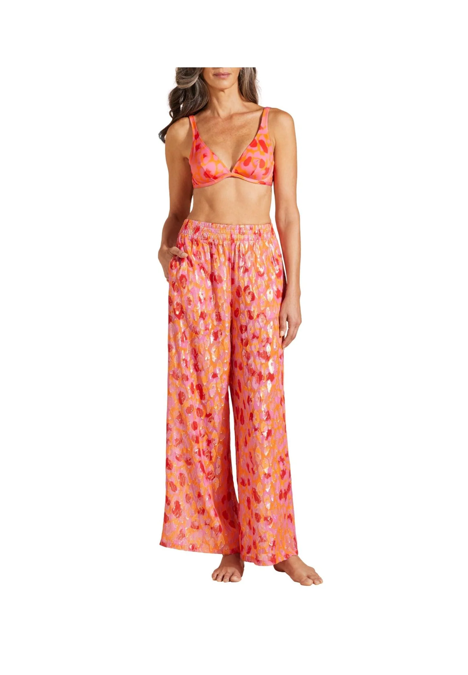 Pantalon Line - Abricot