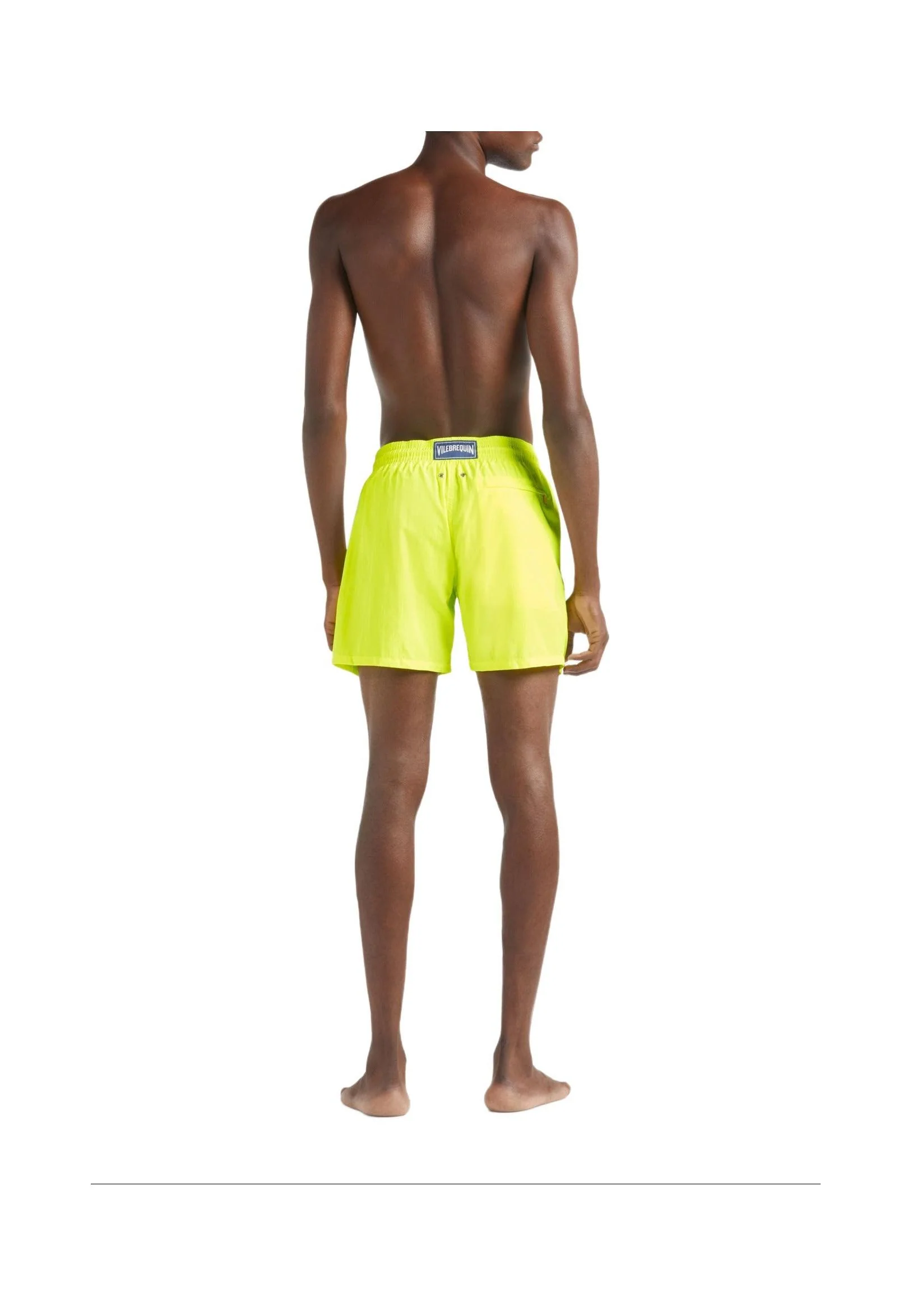 Short De Bain Mahina - Jaune Fluo - Image 2