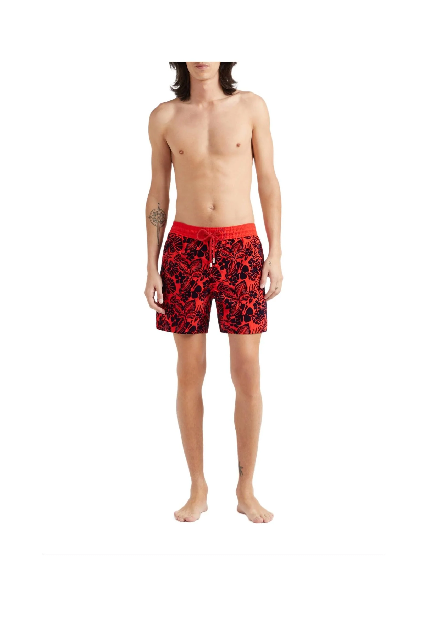 Short De Bain Moorea - Coquelicot