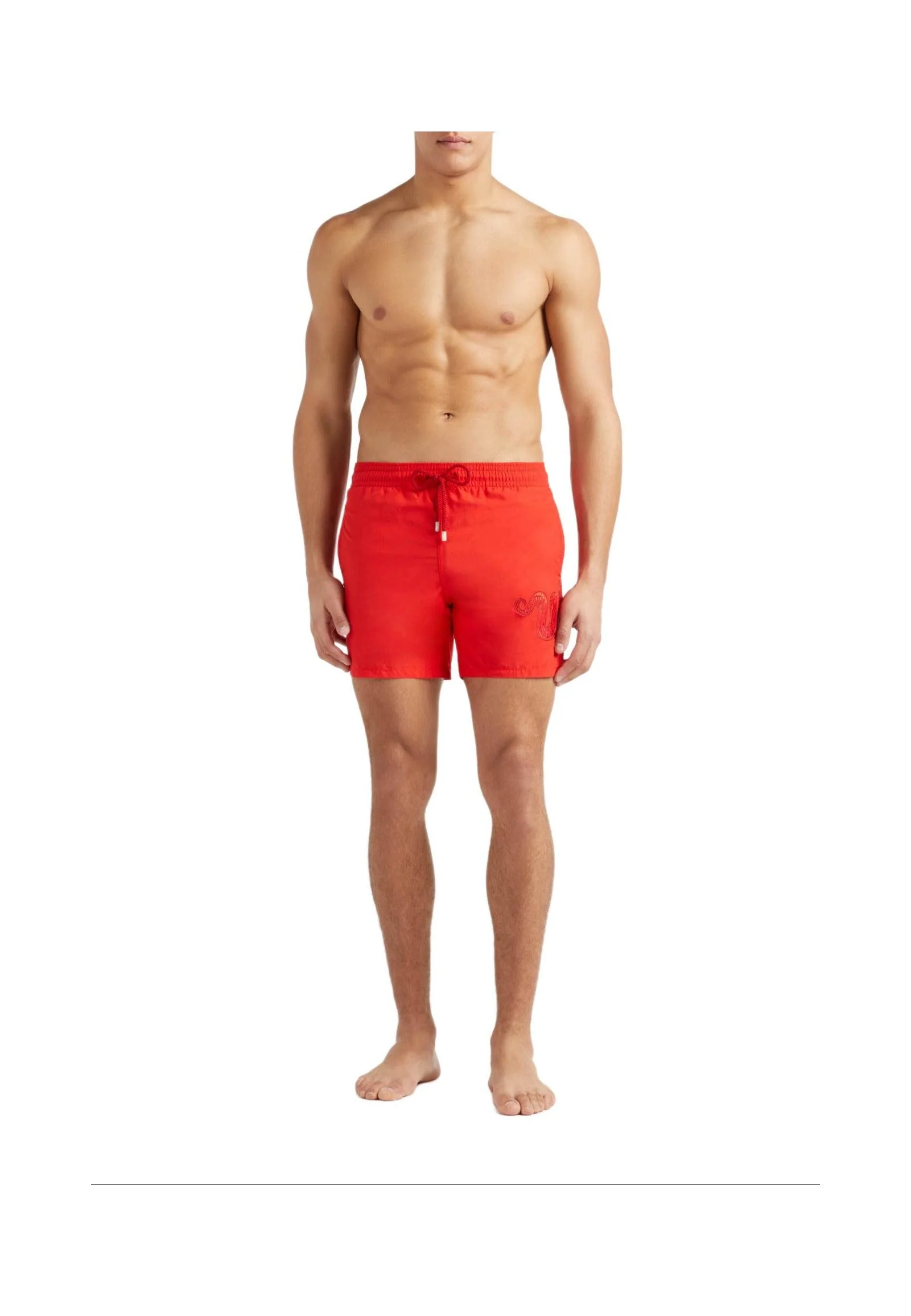 Short De Bain Motu - Coquelicot