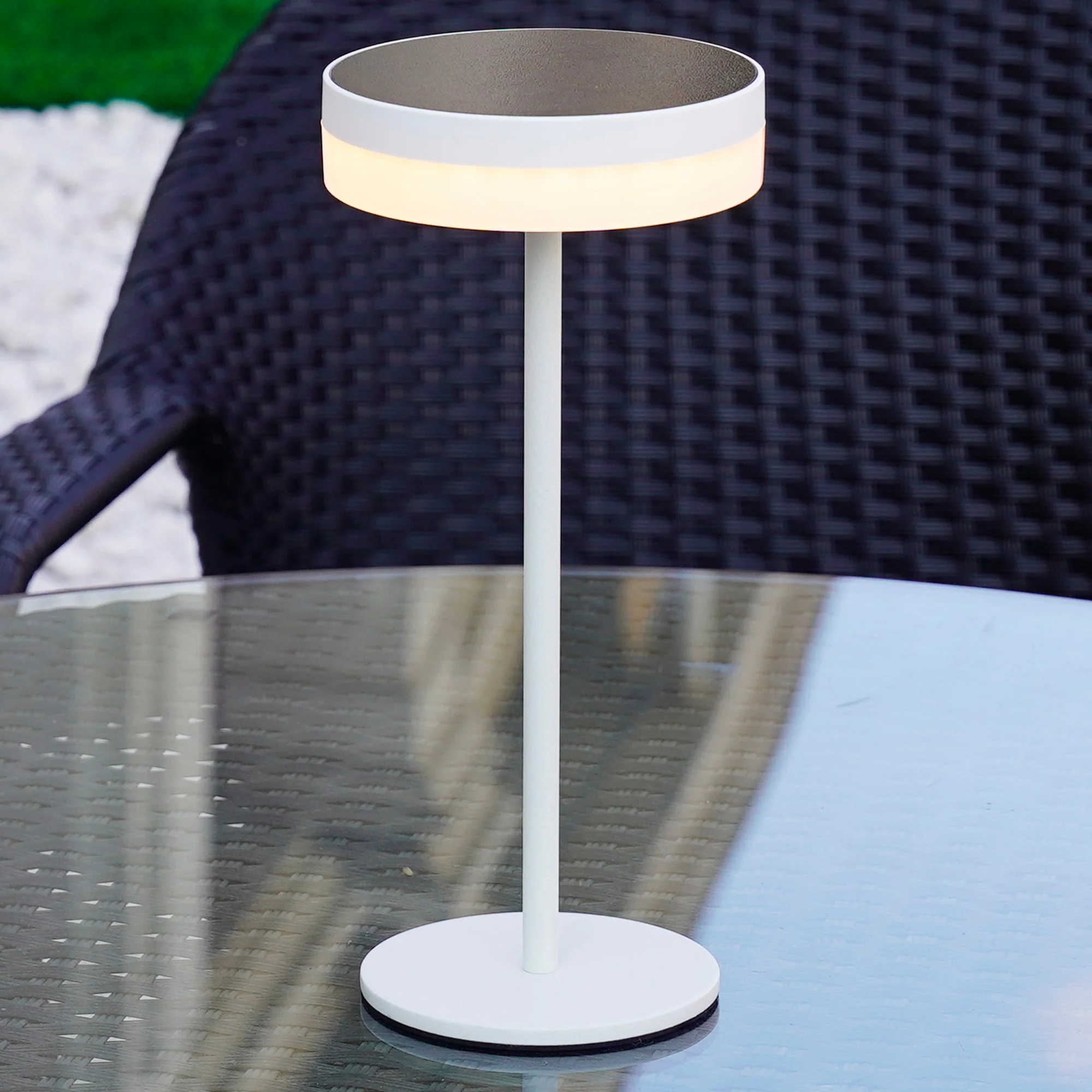 Lampe De Table Solaire - Vivia Mini White Solar - Image 3