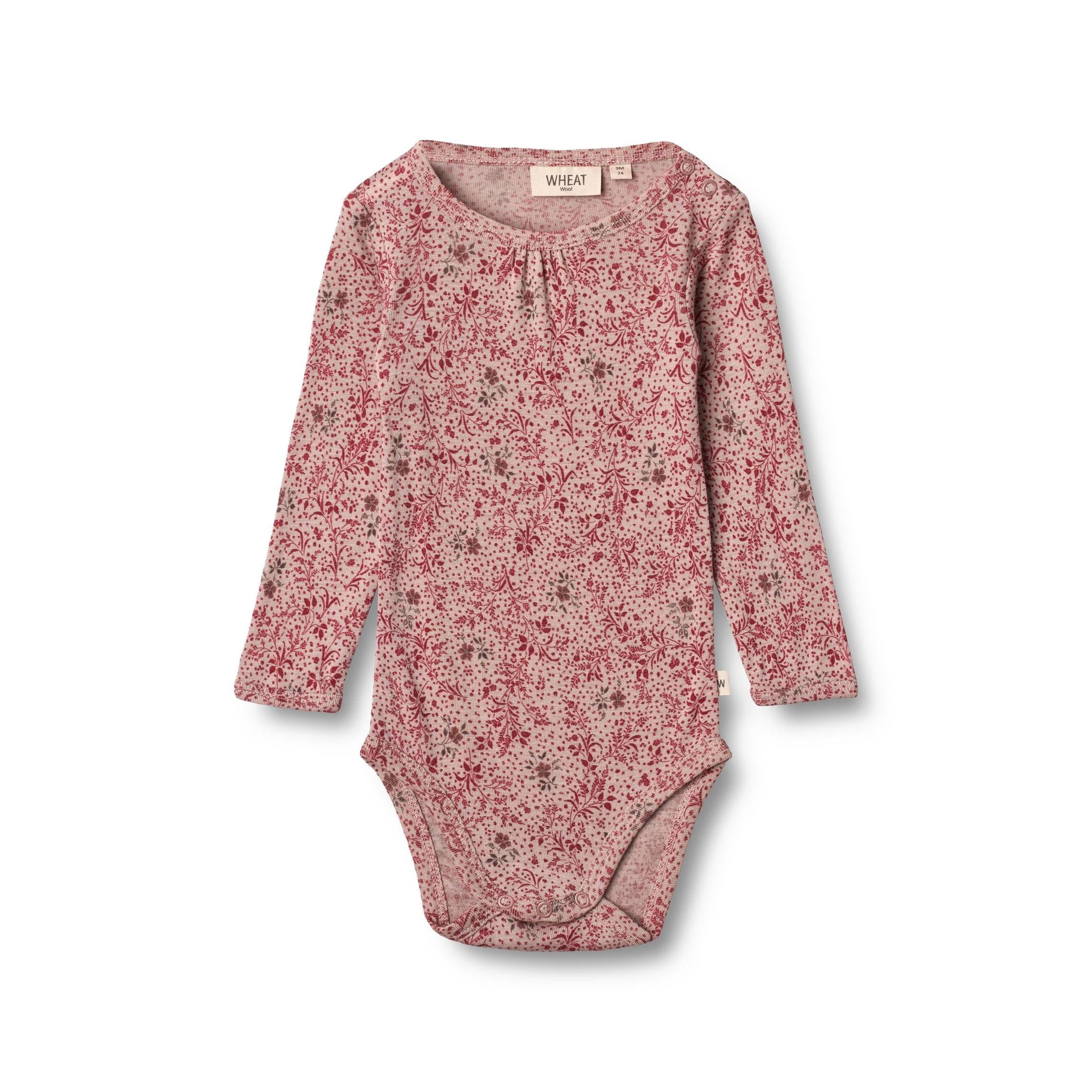Body Gatherings Wool Ls - Fleurs De Cerisier - Rembourrage
