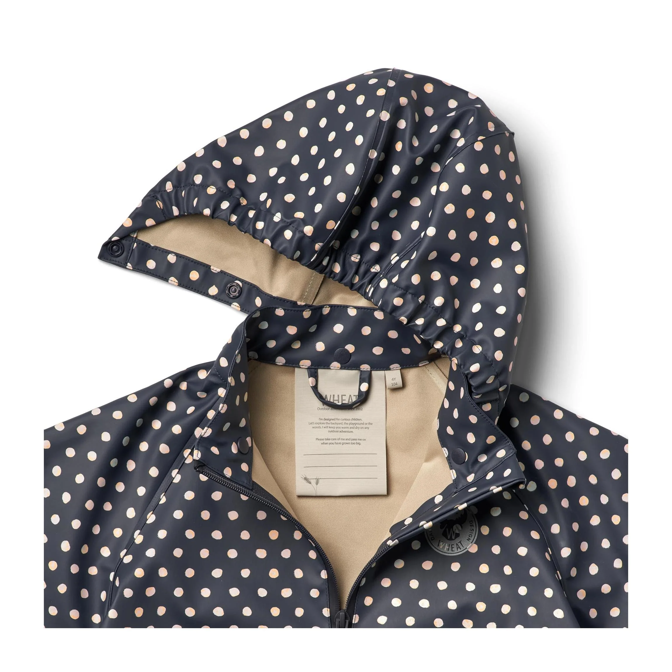 Veste De Pluie Chardy - Ink Dots - Fille - Image 3