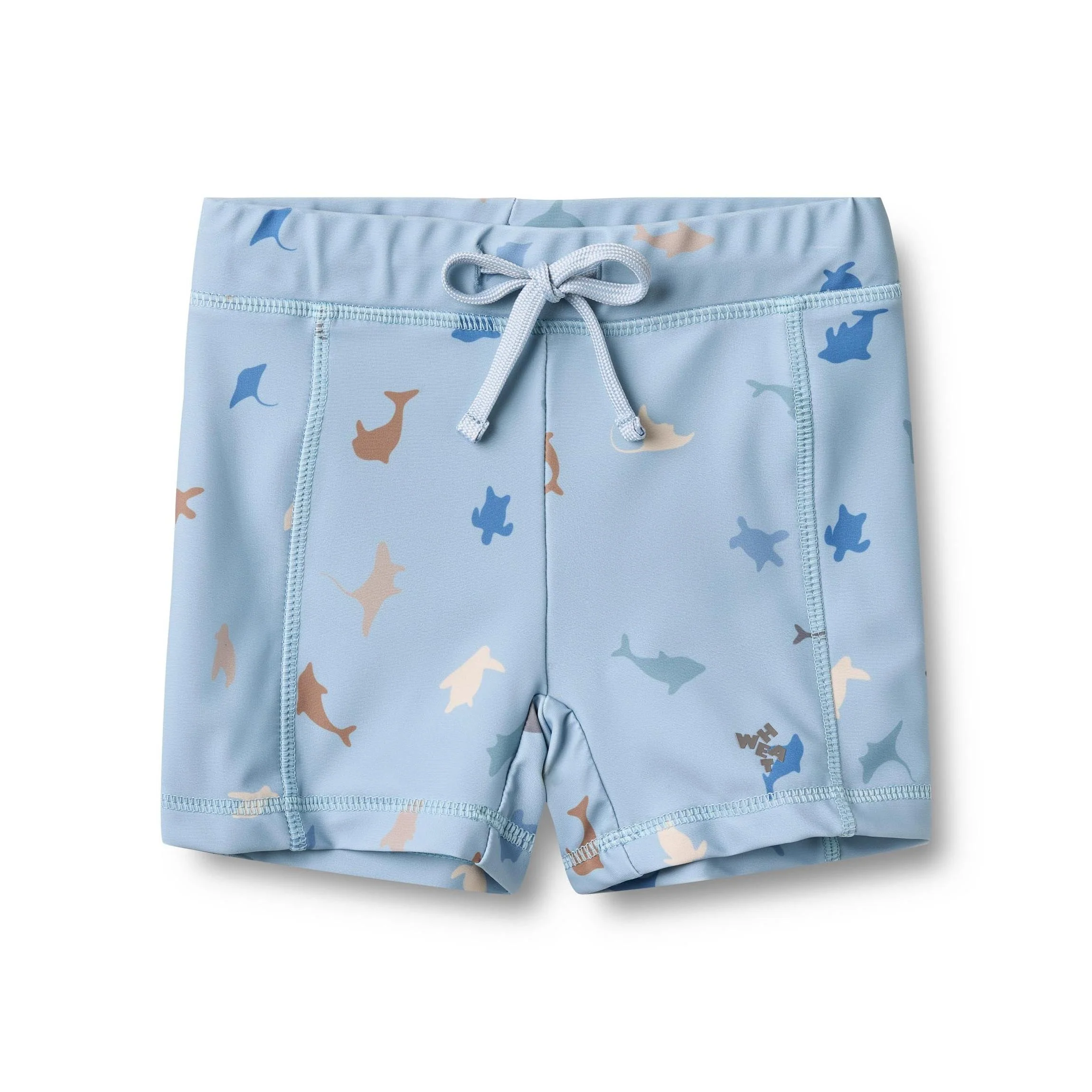 Short De Bain Ulrik - Bleu Doux, Vie Marine - Garçon