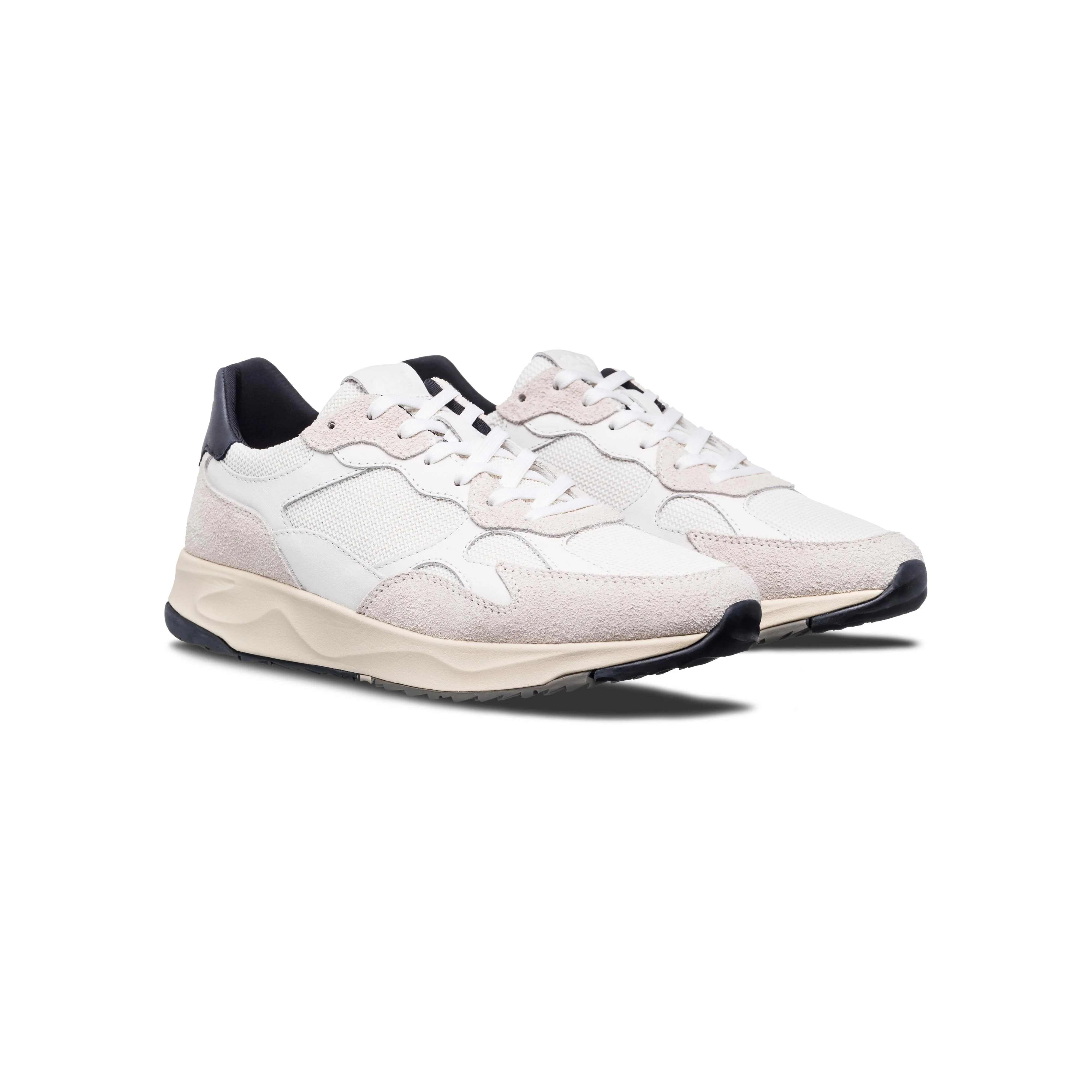 Trainers Zuma - White Leather Navy - Image 4